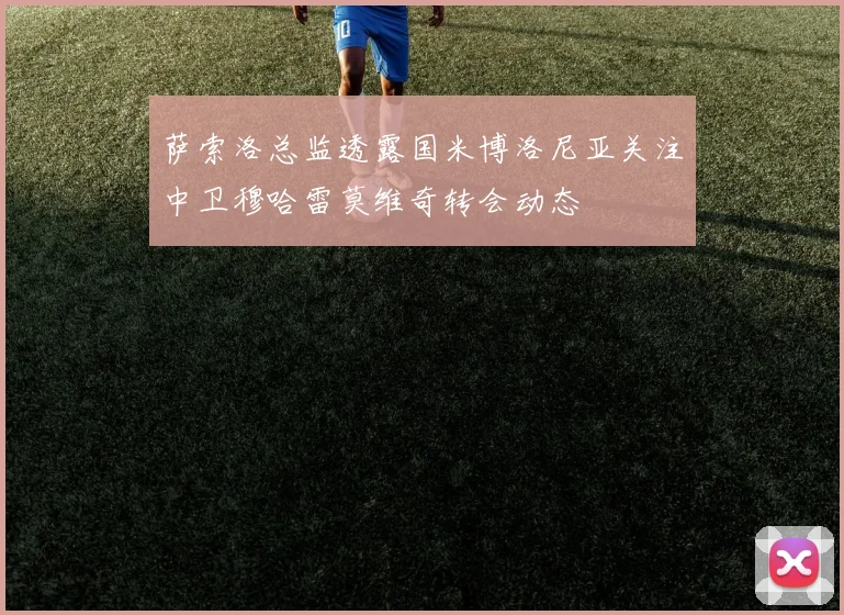 萨索洛总监透露国米博洛尼亚关注中卫穆哈雷莫维奇转会动态